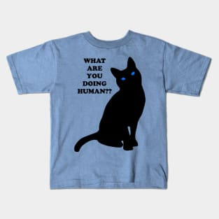 Curious cat Kids T-Shirt